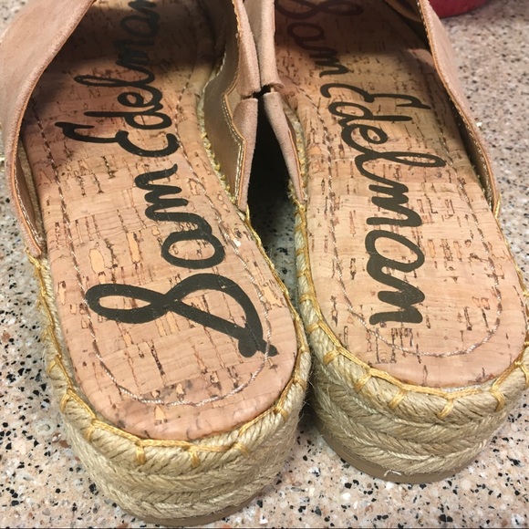 Sold Sam Edelman size 10 sandals suede - Picture 4 of 6